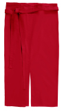 Schlitzschürze Milano Classic 80 x 100 cm - rot